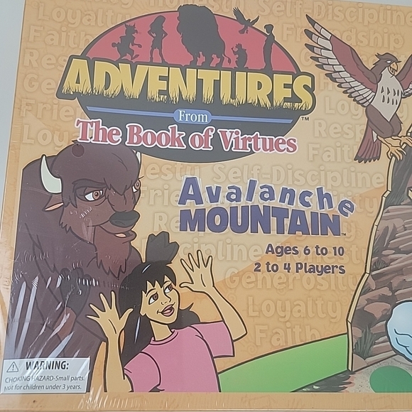 Vintage Adventures From The Book Of Virtues: Avalanche Mountain Board Game - Picture 4 of 9